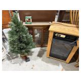 Christmas Tree, Heater, Cabinet