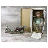 Resin Figurine And Porcelain Doll