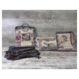 4- Cotton Throw Blankets