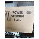 4 cases of power steering fluid 12 bottles per