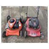 Non running push mowers