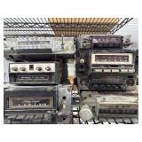 Vintage car radio lot