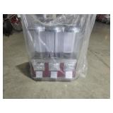 Triple Gumball Machine with Stand