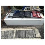 Metal cart  ladder metal cabinet chairs and