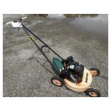 Bob-cat push mower