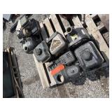3 Motors with pumps