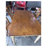 Table and 4 chairs