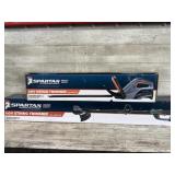New in boxes spartan string trimmer and hedge