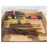 Allen wrenches punches and files