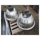 2 large barn lights