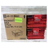 Milwaukee Packout 2 Pack Crate in Box