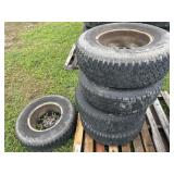 (4) Jeep 15 in Wheels and Tires , plus one spare