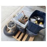 Skid of Fencing Tools and Miscellaneous Items