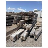 Stack of Wood Beams
