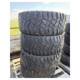 (4) Cooper 35x12.50R20LT Tires