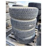 (4) Rims w/ Tires LT245/75R16