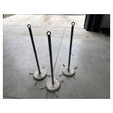 Rope off stands