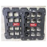 Two Milwaukee Packout Mounting Plate