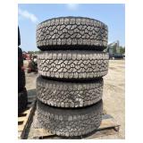 (4)Goodyear Tires LT275/65R20 and Rims