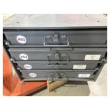 Slide out bolt trays and contents