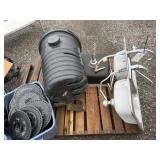 Skid of misc items.