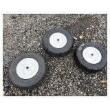 (3) Cart Tires