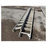 2 Aluminum Extension Ladders