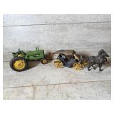 Stanley Toys Horse Carriage, JD Tractor