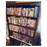 Book shelf and books