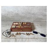 Cuff Links, Japan Whistle, Fendall Welding Glasses