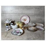 Milk Glass Hen, Plates