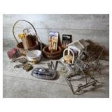 Baskets, Nutcrackers, Plate Stands