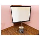 Brownie 8 Projector, Screen
