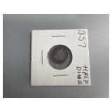 1857 Seated Liberty Silver Half Dime