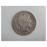 1904 Barber Silver Dime