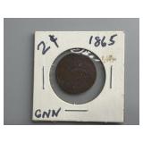 1865 2 Cent Piece