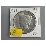1921 Peace Silver Dollar