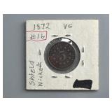 1872 Shield Nickel