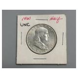 1960 Franklin Silver Half Dollar Uncirculated
