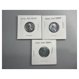 3 - 1943 Steel War Penny