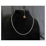 Marked 14K Necklace, 10K Pin