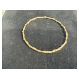 14K Gold Textures Bracelet-2.6 DWT.