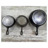 Unmarked skillets