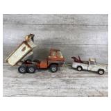 Structo Dump Truck Toy and Tonka Truck
