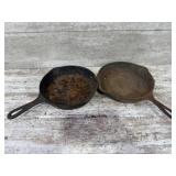 2 Unmarked Skillets
