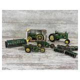 John Deere Diecast Farm Tractors And Equipment