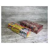 Baseball Card Collection with Categorized Boxes