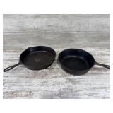 2 Unmarked Skillets
