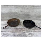 2 Unmarked Skillets