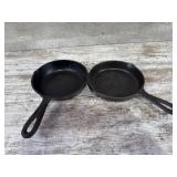 Favorite Piqua Ware & Unmarked Skillet